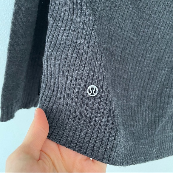 LULULEMON Sweat And Savasana Sweater Heather Grey8 - Picture 7 of 14